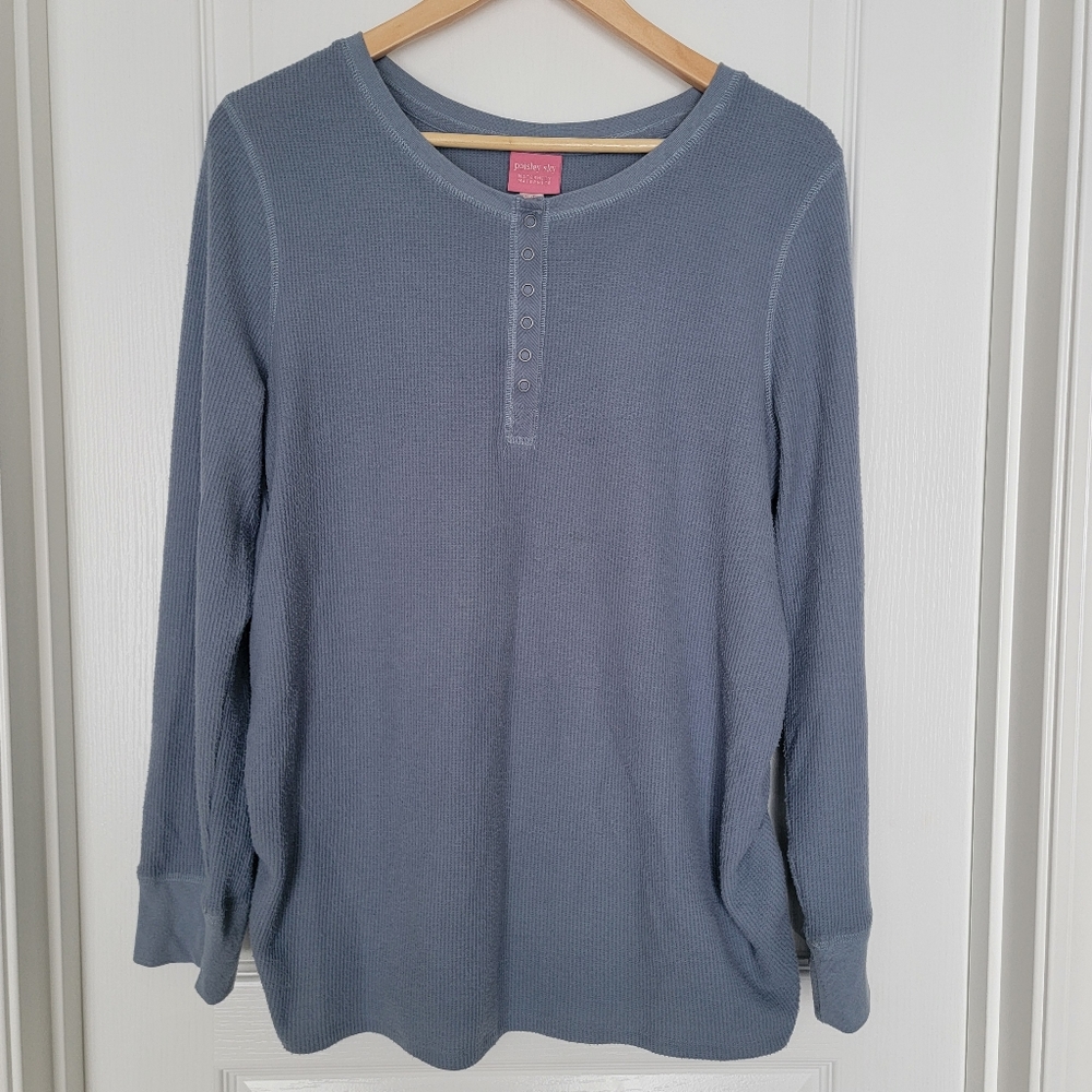 Paisley Sky xl maternity long sleeve